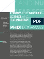 Energy and Nuclear Science and Technology: Phdprograms