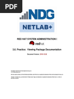 Red Hat System Administration I 3.6 Practice