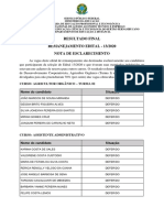 Resultado Final - Remanejamento PDF