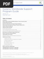 Nutanix Worldwide Support Program Guide: March 6th, 2017