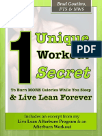 1 Unique Workout Secret PDF