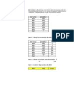 Ejemplo de Pronosticos Por Incrementos