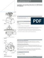 Installation and Operating Instructions For Avid Eazical Ir Positioner