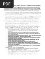 Download The Oil and Natural Gas Industrys Ongoing Commitment to Safety Spill Prevention and Response by Energy Tomorrow SN46659135 doc pdf
