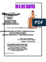 Administracion cristiana - Mayordomia