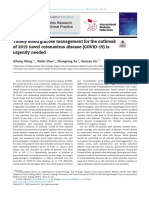 Se necesita con urgencia el manejo oportuno de la glucosa en sangre para el brote de la nueva enfermedad por coronavirus de 2019 (COVID-19)