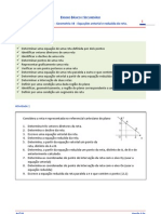 Guia de Estudo - Geometria 10 - Equacao Vetorial e Reduzida Da Reta No Plano V1.0a
