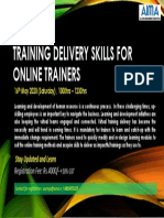 Online Training On Virtual Training Skills May 2020