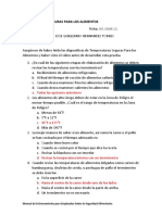 Temperaturas Seguras para Los Alimentos