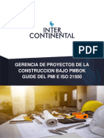 Gerencia de Proyectos de La Construccion Bajo Pmbok Guide Del Pmi e Iso 21500