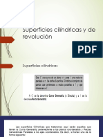 Superficies cilíndricas y revolución