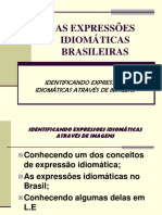 Expressões idiomáticas brasileiras através de imagens