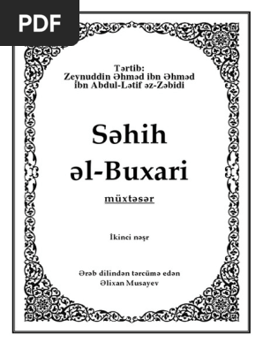 Sahih Buxari Muxteser PDF | PDF