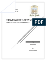 Frequency Shifte Keying: University of Nineveh Electronic Engineering