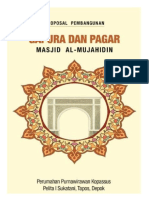 Proposal Pemasangan Lampu Gapura Masjid Al Mujahidin-Dikonversi
