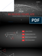 Business Template: Hydrogen Professional Powerpoint Template