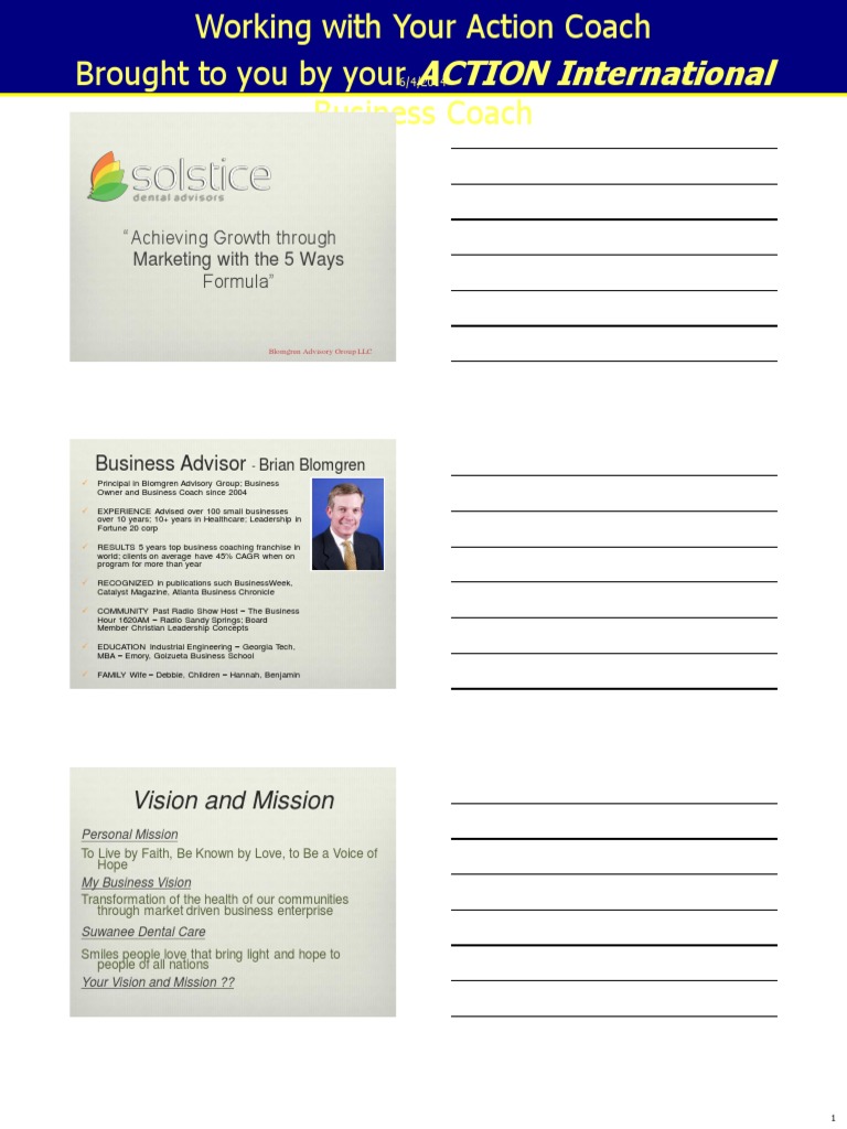 ACTION International: Vision and Mission | PDF | Facebook | You Tube