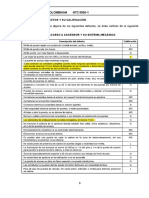 Lista defectos ascensores NTC 5926