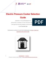 Electric Pressure Cooker Selection Guide