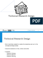 AE4010 - Lecture - 2c TECHNICAL RESEARCH DESIGN