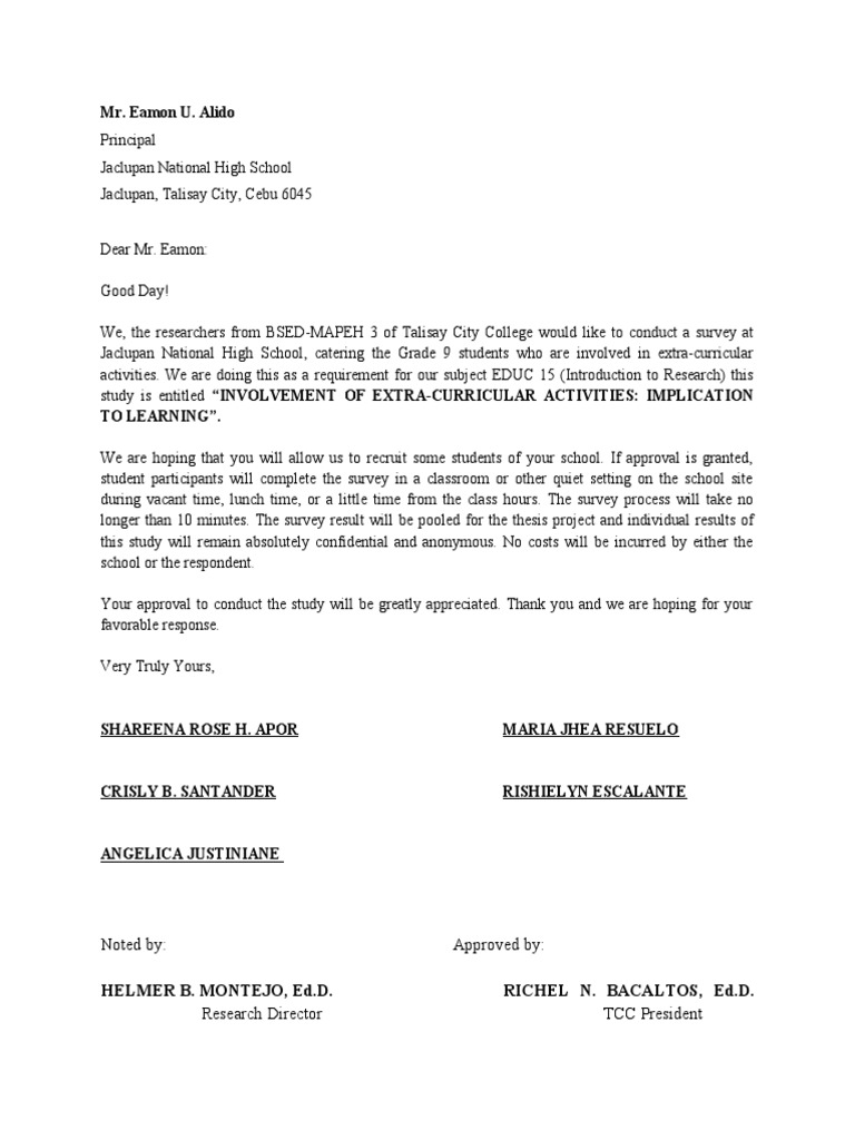 Mr. Eamon U. Alido: Noted By: Approved by | PDF