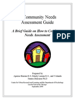 Assessing Community Needs: A Guide to Conducting a Needs Assessment