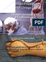 Transfusiones en Cirugía