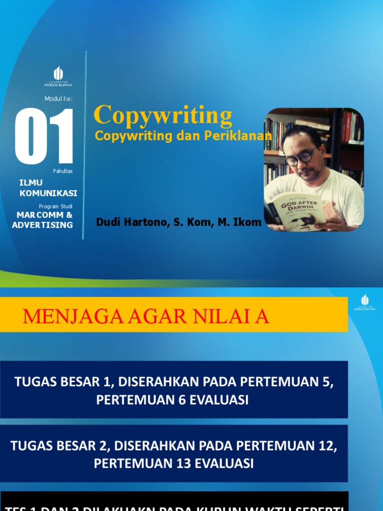 Memahami Dasar Copywriting | PDF | Karier & Perkembangan | Bisnis