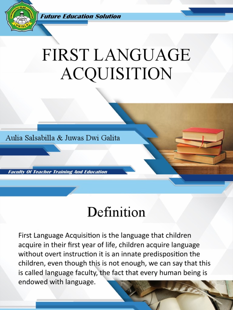 First Language Acquisition | PDF | Language Acquisition | Morphology ...
