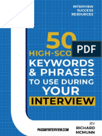 50+HIGH+SCORING+KEYWORDS+&+PHRASES+TO+USE+DURING+YOUR+INTERVIEW Tracked PDF