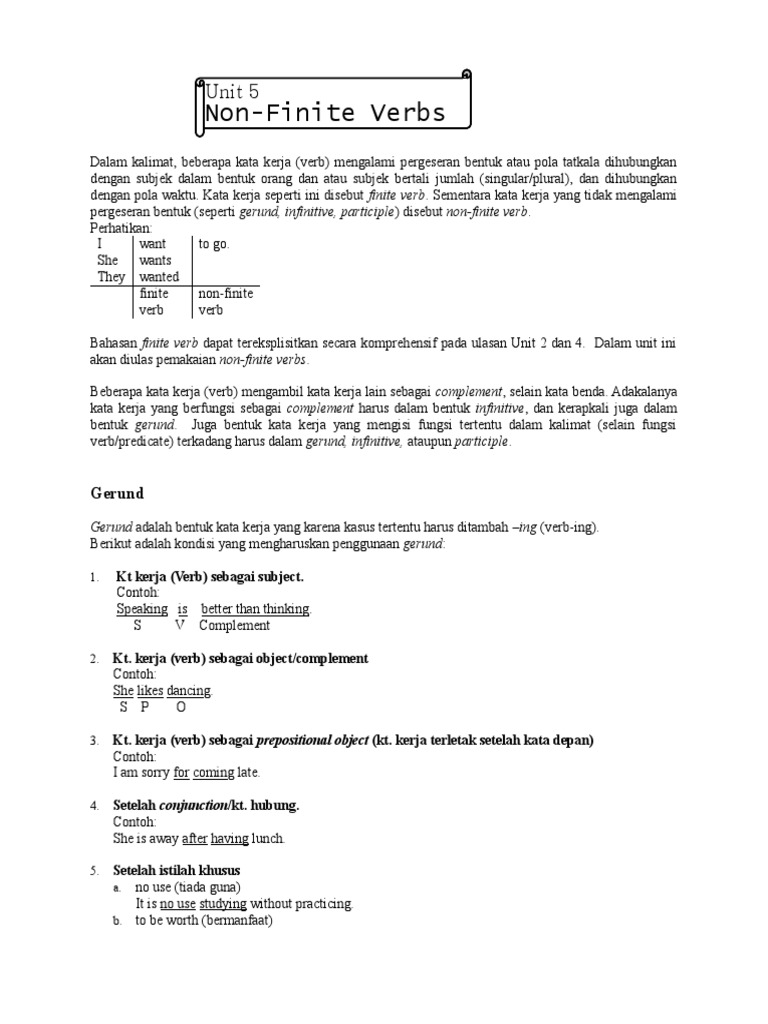 05 Verbs As Plements