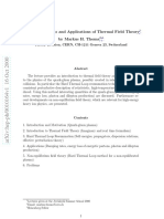 New Developments and Applications of Thermal Field Theory by Markus H. Thoma