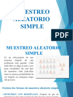 MUESTREO ALEATORIO SIMPLE