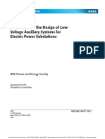 Ieee Guide For The Design of Lowvoltage Auxiliary Systems For El PDF