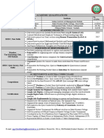 Siddarth Gautam: Academic Qualifications