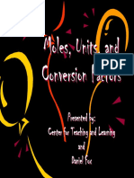 Moles, Units, and Conversion Factors