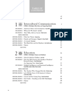 Intercultural Communication: Table of