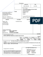 Tax Invoice for Real Estate Brokerage Fees