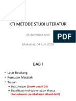 Penyamaan Persepsi Kti Studi Literatur