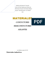 Materiales Conductores Semiconductores Aislantes