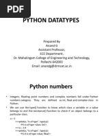 Python Datatypes