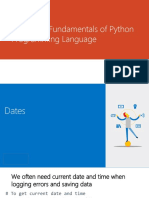 Module 2: Fundamentals of Python Programming Language