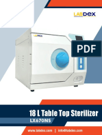 18 L Table Top Sterilizer: LX670NS