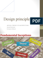 Theory of Architecture I-2nd L - Design Principle