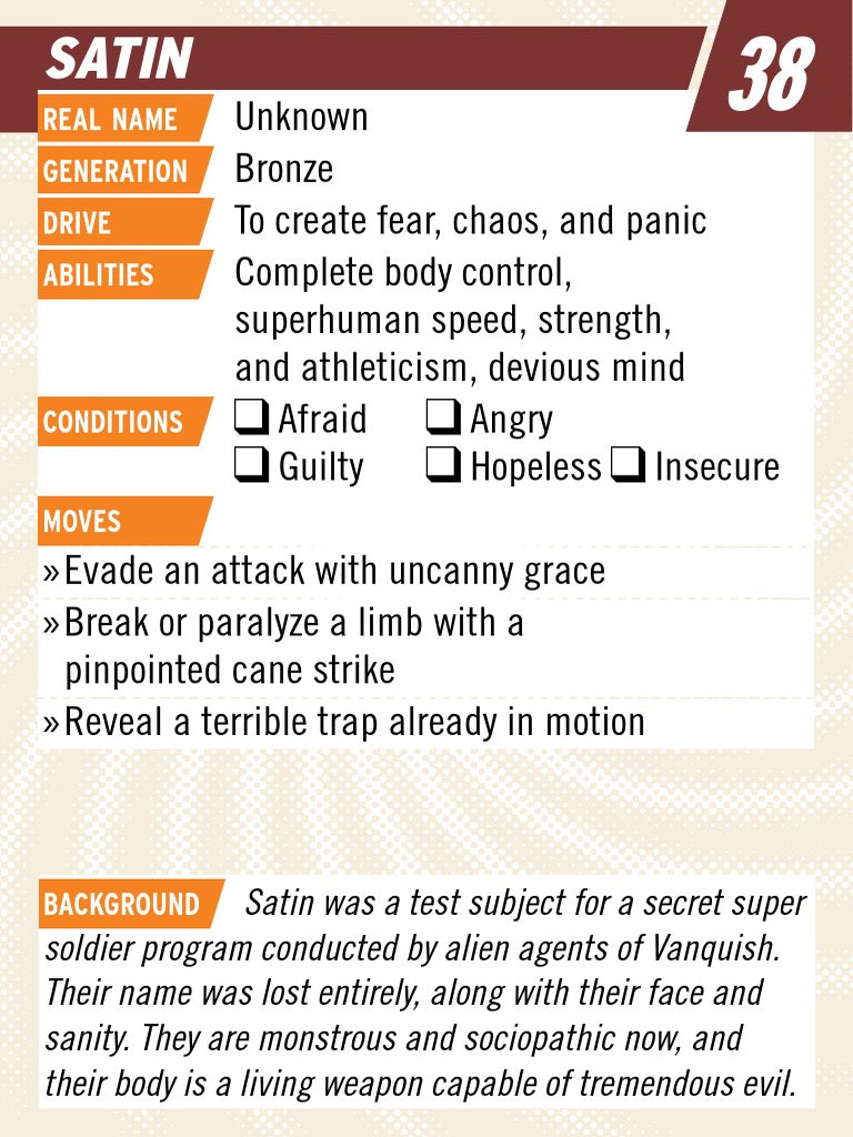 Masks A New Generation Deck of Villainy (2017) PDF PDF