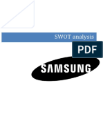SWOT Analysis of Samsung
