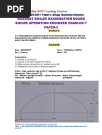 Gujarat Boiler Examination Board Boiler Operation Engineer Exam-2017 Paper-3