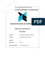 PC 4 Concentracion de Minerales - ISABEL TACUNAN