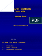 4-Research Methods 3684 Lecture Four