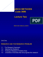 2-Research Methods 3684 Lecture Two